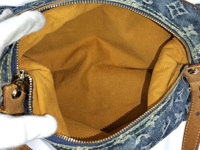 Louis Vuitton Baggy PM Monogram Denim One Shoulder Bag M95049