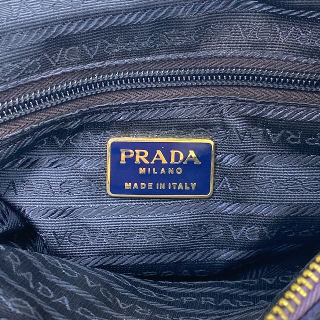 Prada Shoulder Bag Chain Bag Double Chain Shoulder Crossbody Triangle Logo