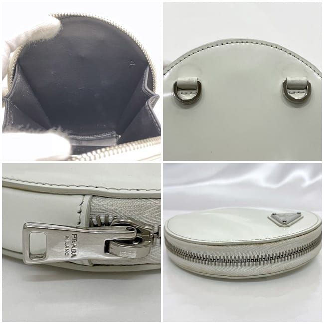 Prada Chain Shoulder Bag F22966 White 1na003
