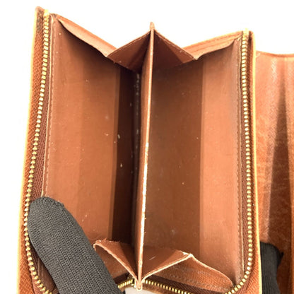 Louis Vuitton Monogram Portomone Zip Bifold Long Wallet M61735 Brown Delivery