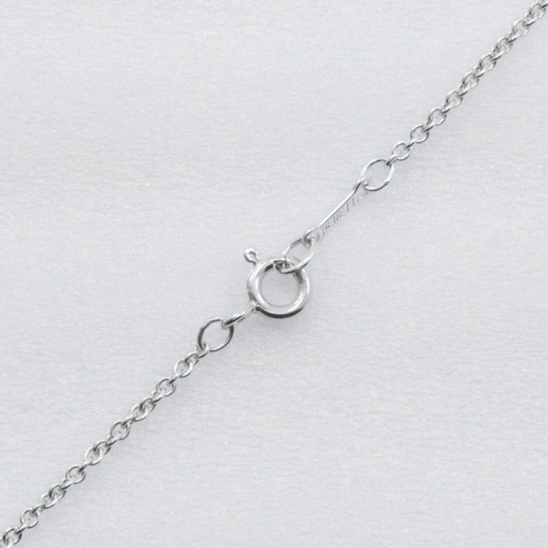 Tiffany & Co Open Heart Elsa Peretti 925 Silver Ladies 6.2g Necklace