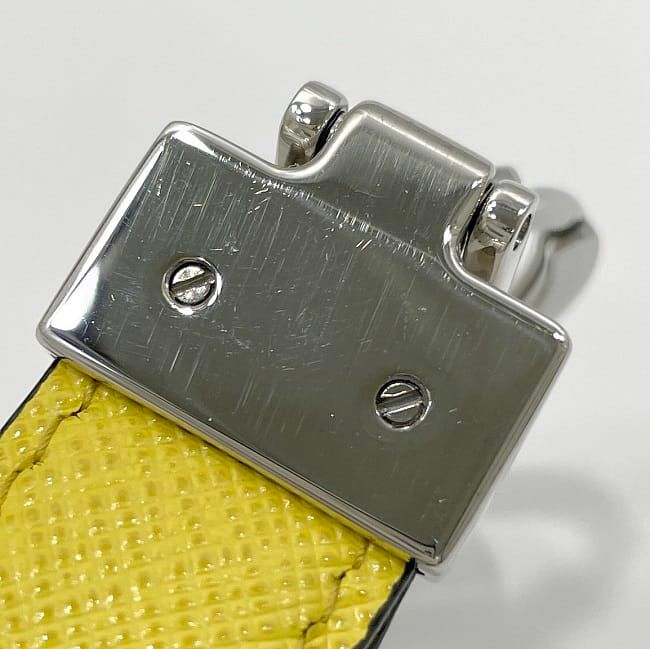 Prada Key Holder Yellow SOLE F0377 2pp040 Never Used