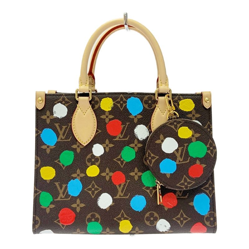 Louis Vuitton M46380 Monogram on-the-Go PM X Yayoi Kusama