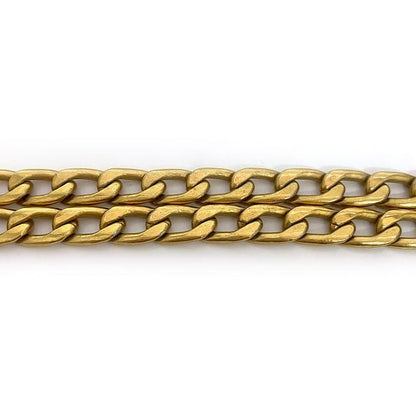 Chanel Chain Belt Gold Coco Mark Excellent Condition Coin GP Used