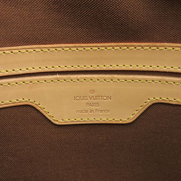 Louis Vuitton Boston Bag Carryall Monogram Canvas Monogram Gold Hardware Brown
