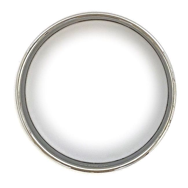 Hermes Bangle Emile GM Silver Navy Bordeaux Excellent Condition