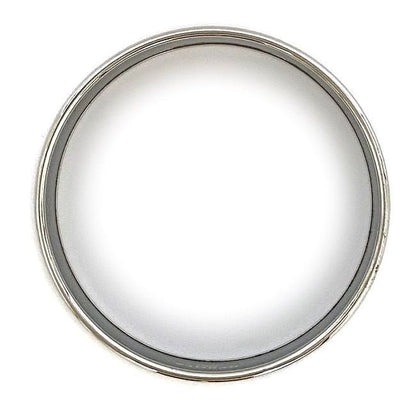 Hermes Bangle Emile GM Silver Navy Bordeaux Excellent Condition