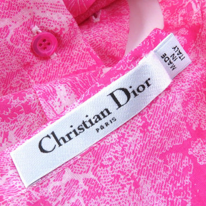 Christian DIOR 221b54a3846 100% Cotton DIORiviera Toile De Jouy Collarless