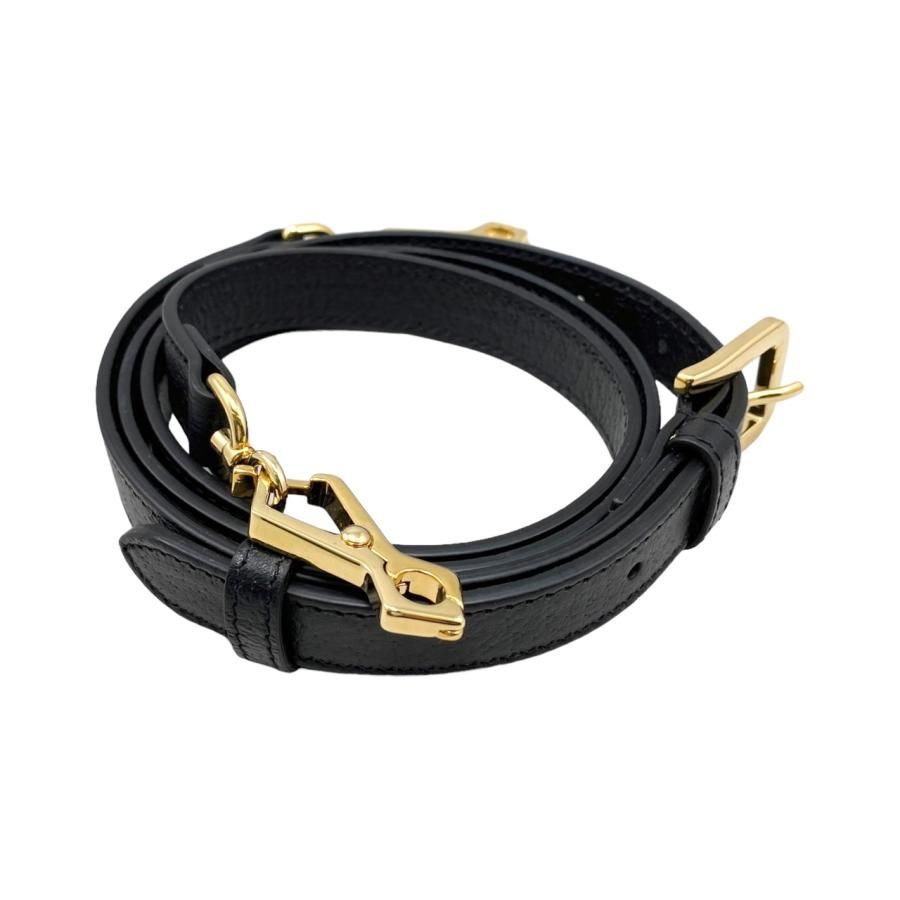 Gucci X Adidas Collaboration Shoulder Bag Horsebit Mini Bag 658574 Logo Black