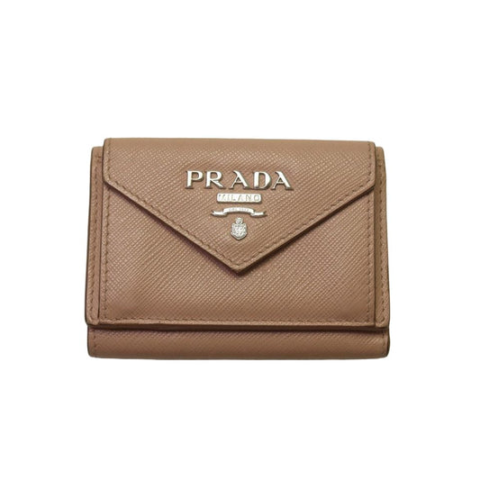 Prada Saffiano Leather Trifold Wallet