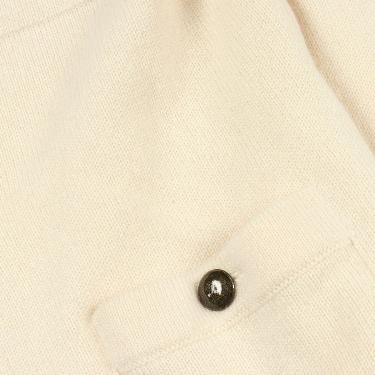 Chanel Cardigan CC Logo Button Cashmere Wool — view 5