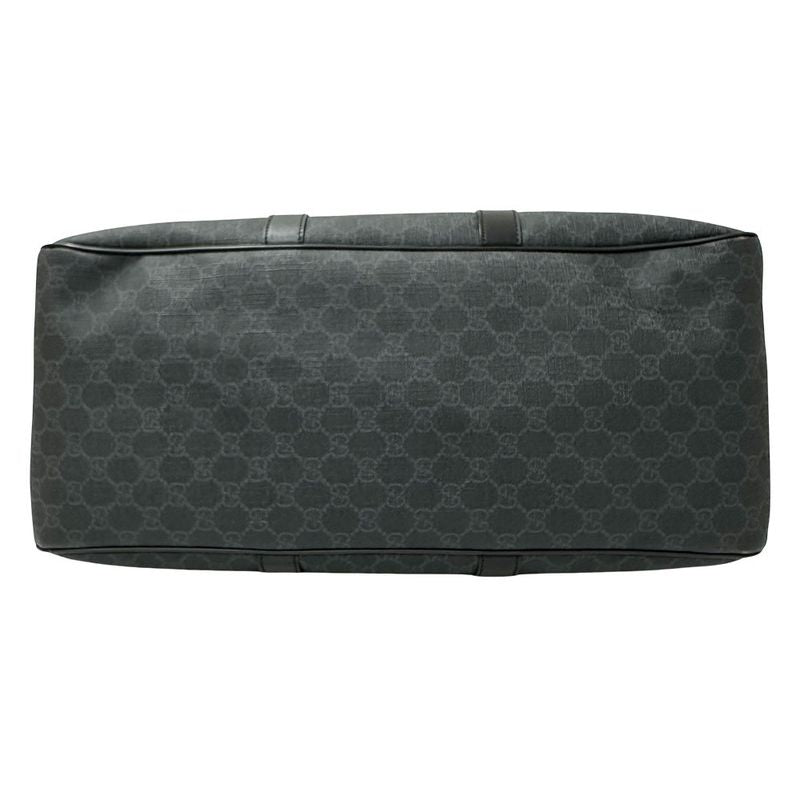 Gucci Bag Men's Brand GG Supreme Boston Bag GG Supreme Canvas Black 322066