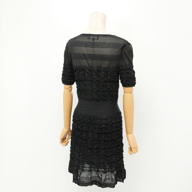 Chanel Dress Size 38 Knit Short Sleeves Made In France 20240520 Gp6403