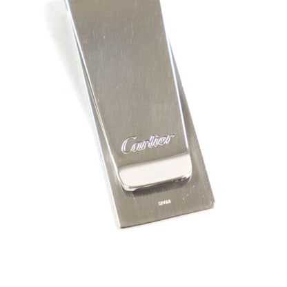 Cartier Happy Birthday 2C Decor Logo Engraved Bill Clip Billfold