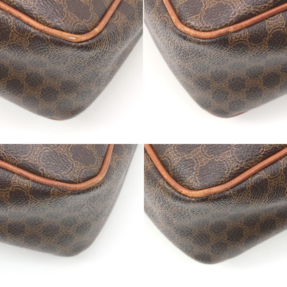 Celine Macadam Pattern Tote Bag Brown