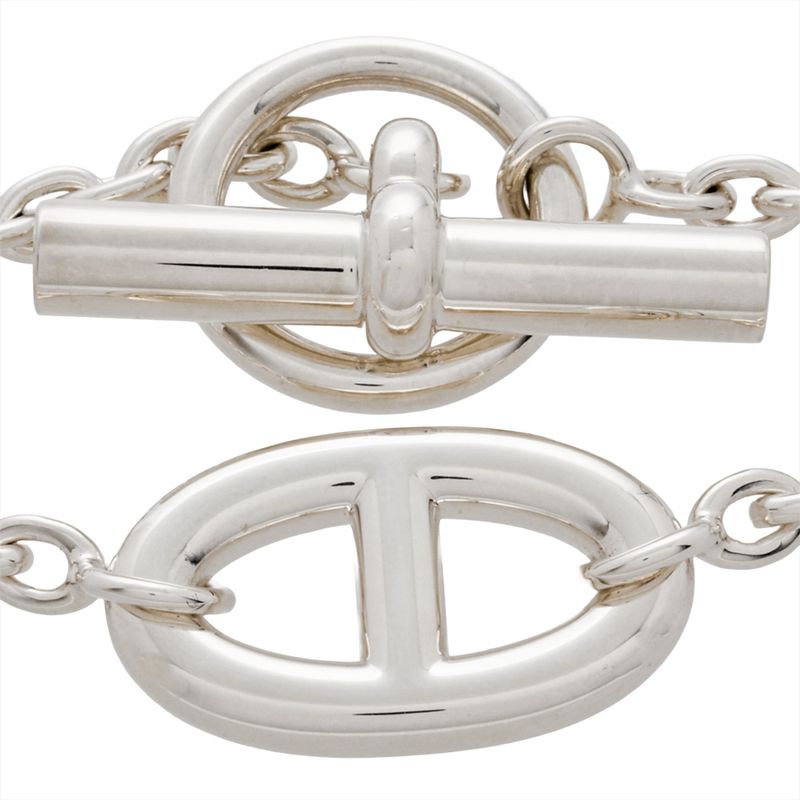 Hermes Chaine D'ancre Farandole ST Bracelet Sv925 254g 155cm (610in)