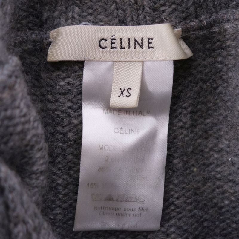 Celine Dress Phoebe Period Modified Knit Cashmere Mohair Top Women's Made In