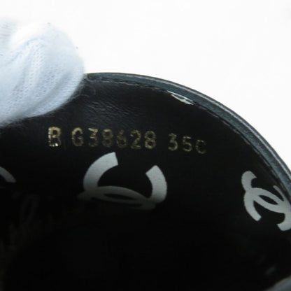 CHANEL 22S G38628 Coco Mark Pattern Espadrilles / Slip-on / Leather Shoes