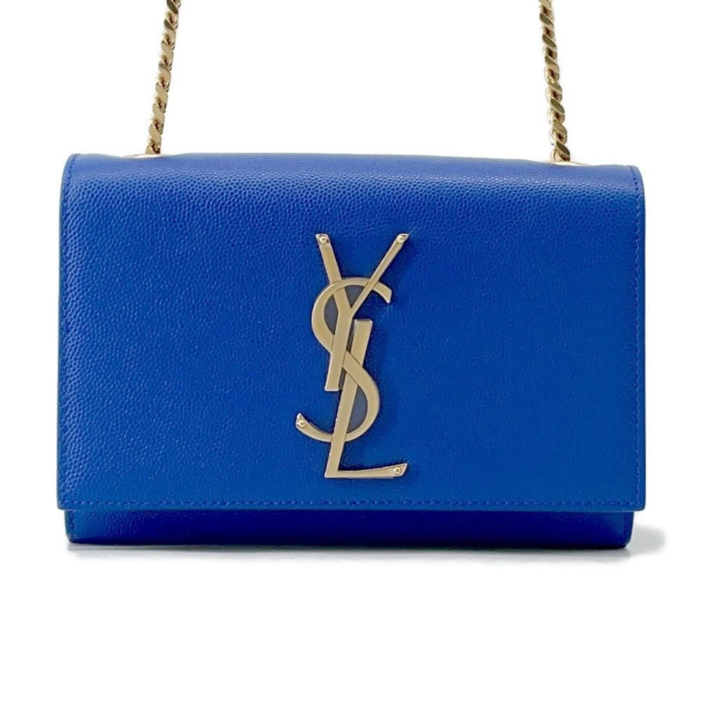 Saint Laurent Paris Chain Shoulder Bag Kate Leather