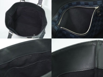 Authentic Louis Vuitton LV Cabas Voyage Damier Cobalt Shoulder Bag Tote Bag