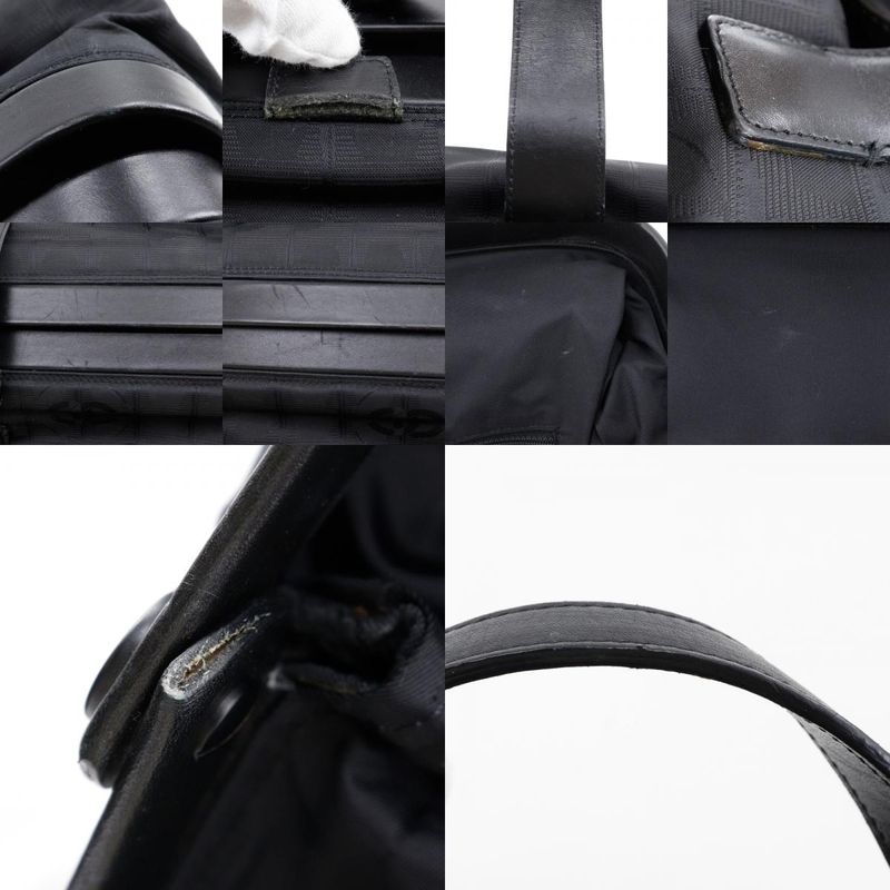 Chanel New Travel Line A15960 Nylon Canvas Black Ladies Boston Bag