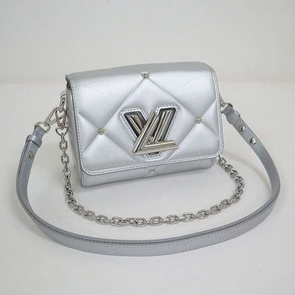 Louis Vuitton Twist PM Shoulder Bag LV Pillow Leather Silver Tag