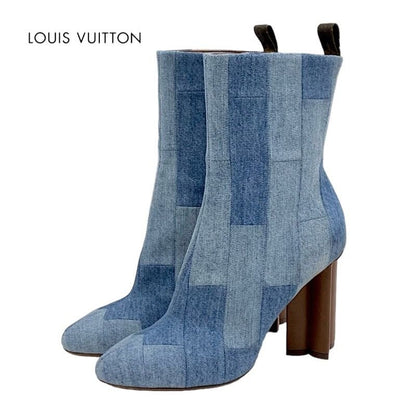 Louis Vuitton Silhouette Line Boots Short Ankle Shoes Denim
