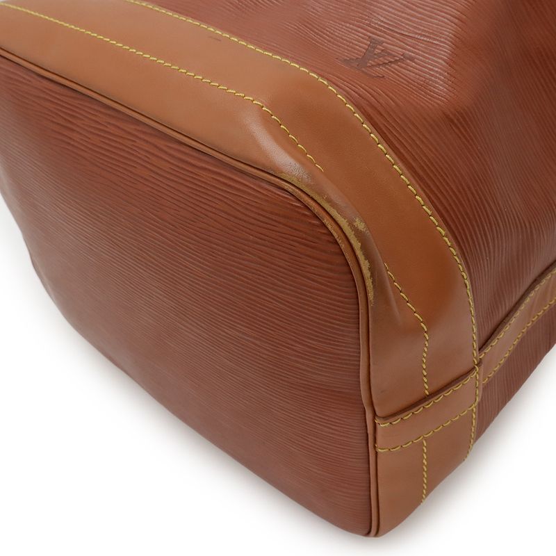 Louis Vuitton Epi Noe Drawstring Shoulder Bag One Shoulder Bicolor Leather