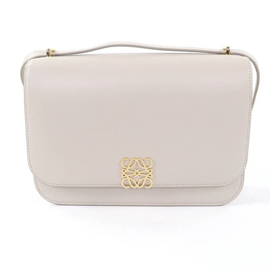 Loewe Goya Medium Togo Store Anagram Leather Shoulder Bag Gold Hardware Storage