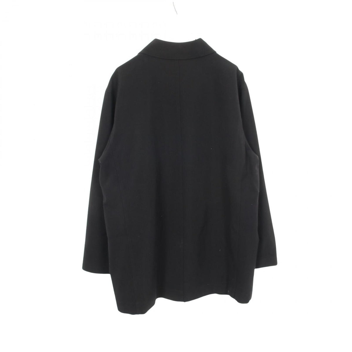 Chanel Stainless Steel Coat Logo Button Wool — view 2