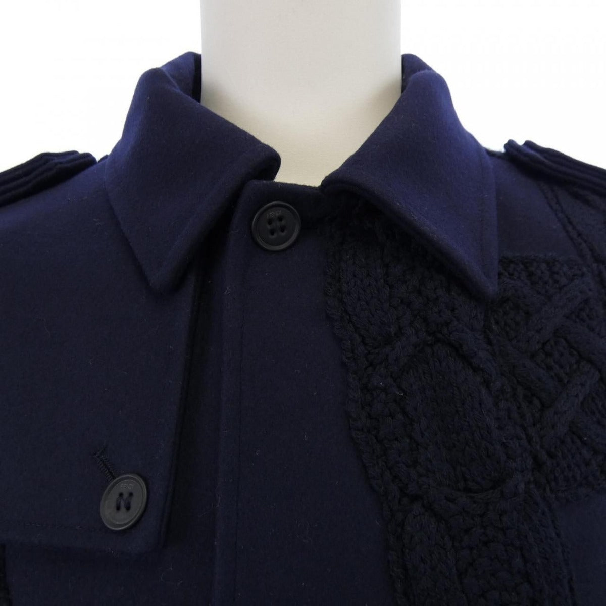 Fendi Jacket Cashmere Navy — view 6