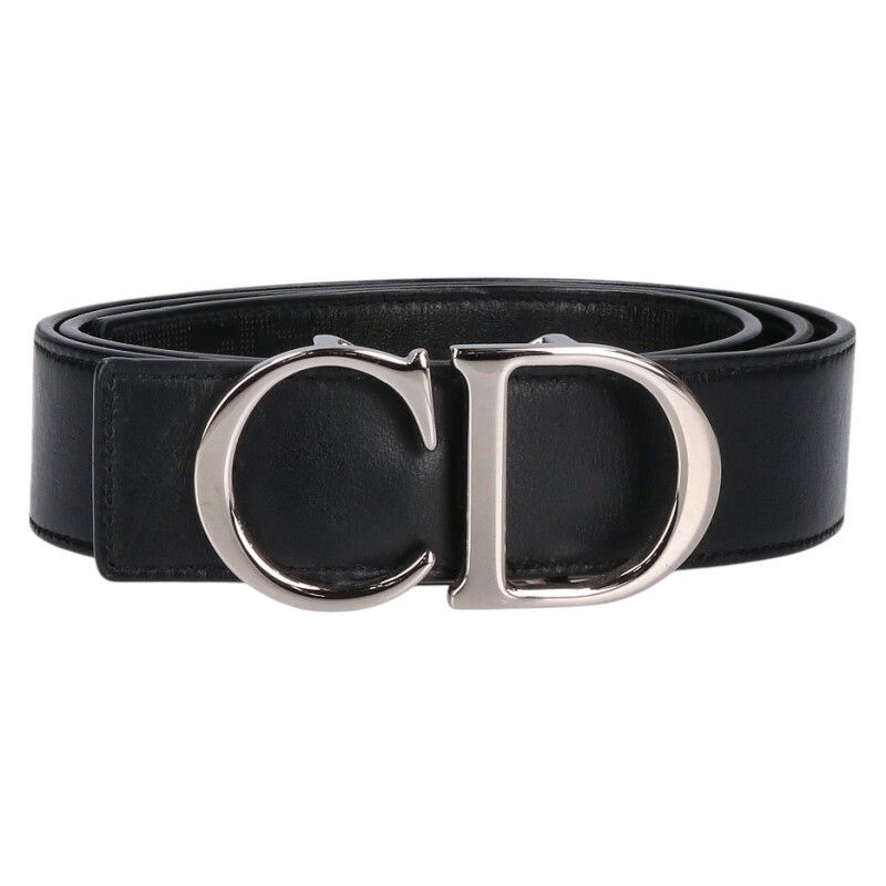Dior CD Icon Leather Belt Men's