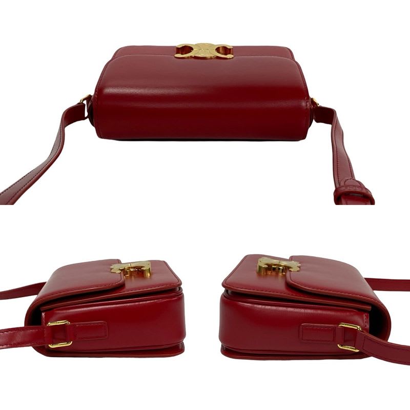 Celine Teen Triomphe Logo Hardware Leather
