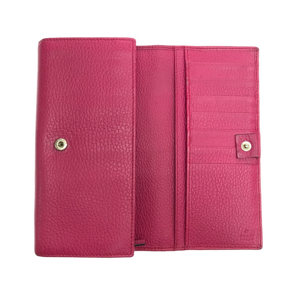 Gucci Long Wallet 354498 Shocking Pink