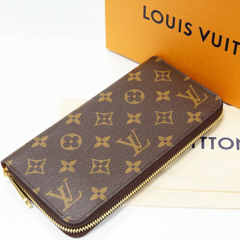 Louis Vuitton Round Zipper Long Wallet With Change Pocket Monogram Zippy Wallet
