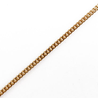 [dior] Christian Dior CD Logo Gold Plated And Rhinestone Ladies 7.2g Necklace