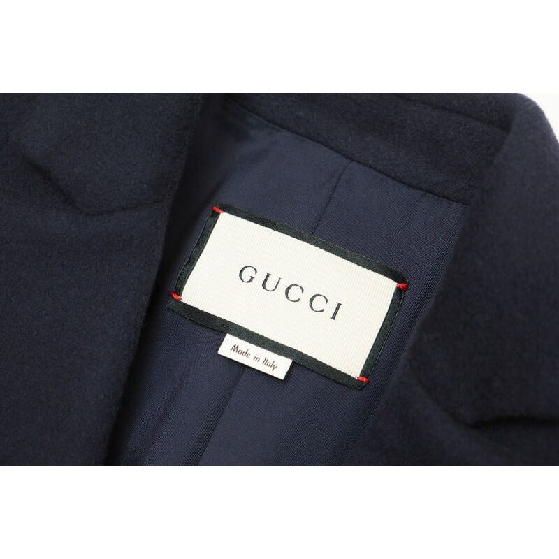 Gucci Coat Size 36 Wool Chester Single Breasted — view 6