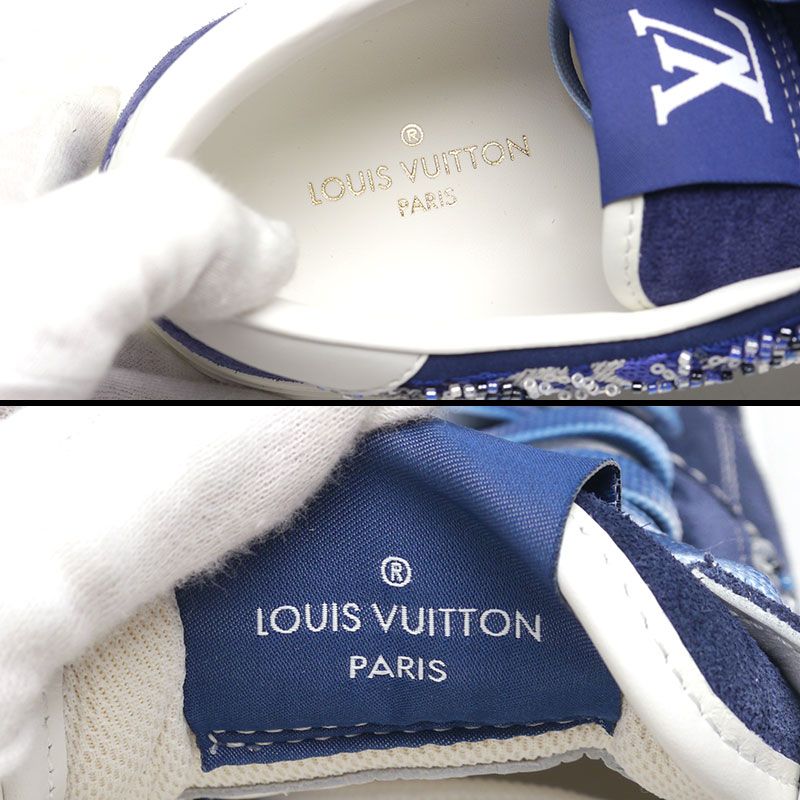 Louis Vuitton LV Ori Line Low Cut Sneakers 8 Blue 1a8smb Limited