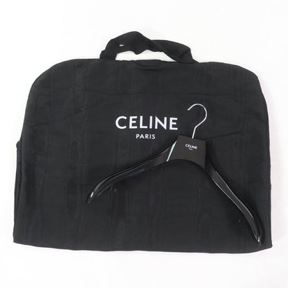 Celine 2m398267m 100% Cotton Triomphe Pattern Trench Coat Brown 40 With Hanger