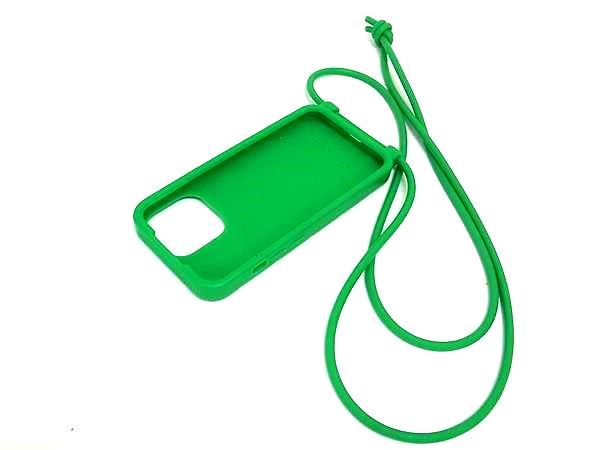 Bottega Veneta Intrecciato Rubber Iphone 13 Pro Phone Case Women's Green