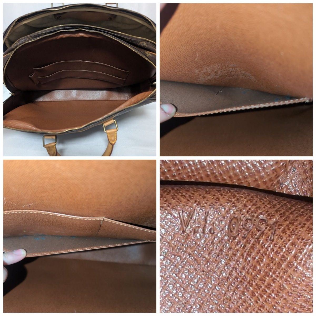 Louis Vuitton Alize de Poche Monogram Boston Bag — view 10