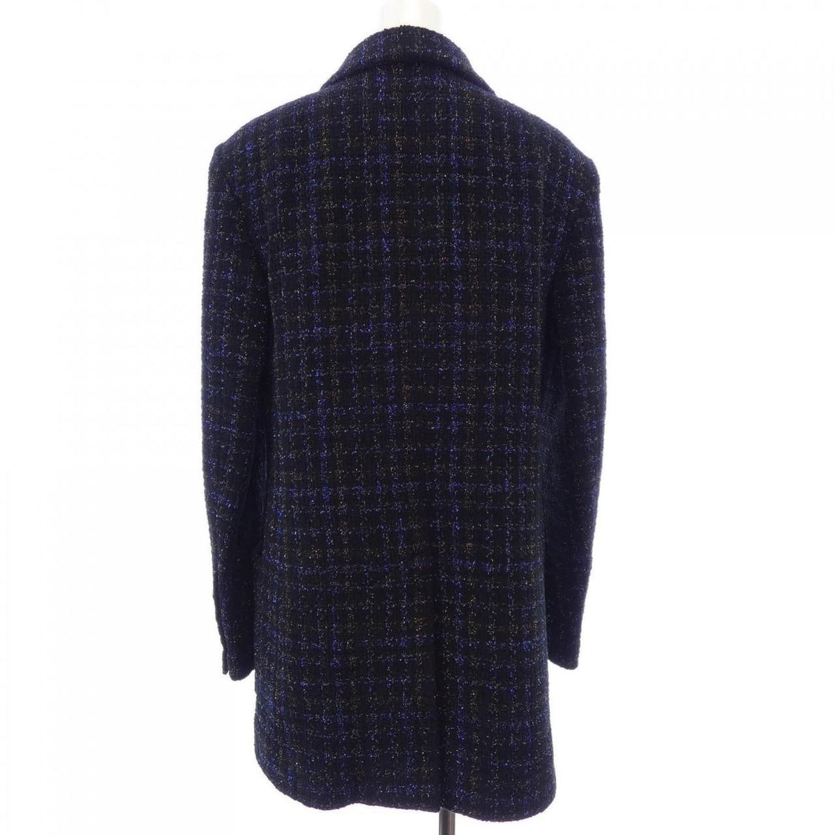Chanel Jacket Navy 36 Lame Feel — view 2