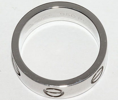 Cartier Ring Pt950 Love Ring Width 55mm (022in) B40849