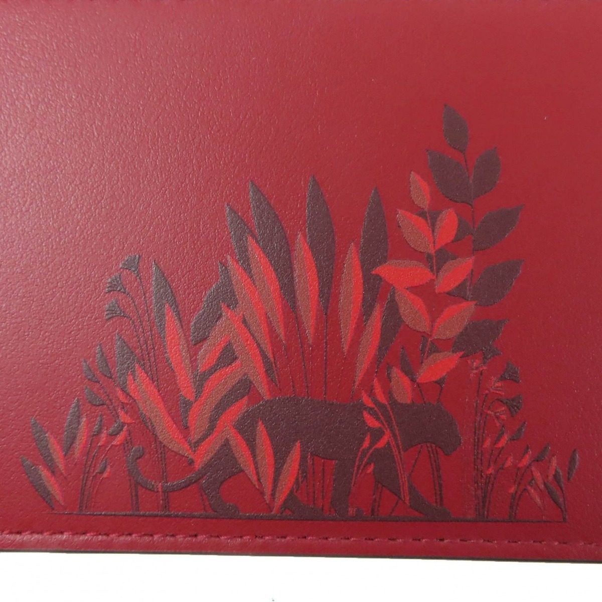 Cartier Panther Graphic Leather Fragment Case Coin — view 6