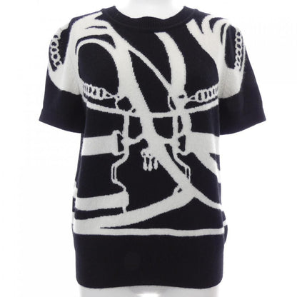 Hermes la Promenade du Matin Knit Top Black White Transparency