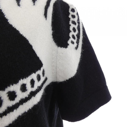 Hermes la Promenade du Matin Knit Top Black White Transparency — view 6