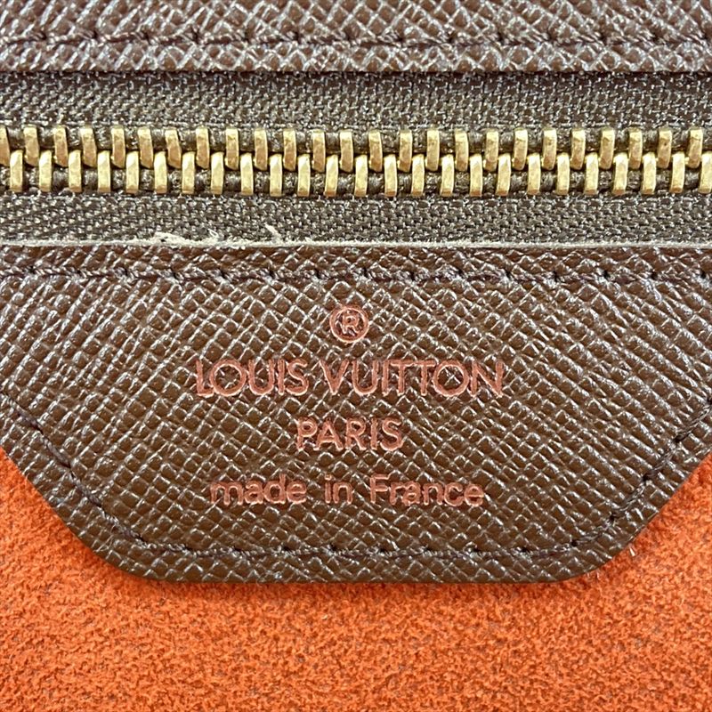 Louis Vuitton Brera Handbag Damier Ebène N51150 Brown Gold Hardware Vi0015 Women