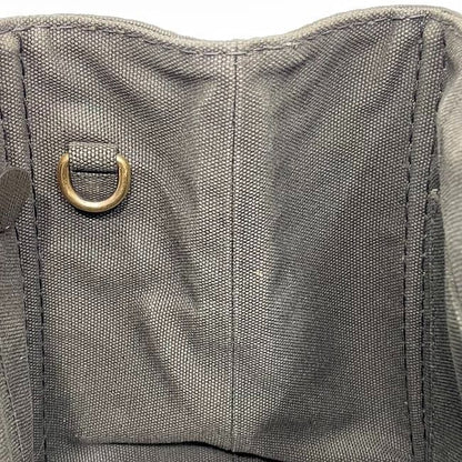 Prada 2 Way Bag Canapa Tote F22949 Khaki