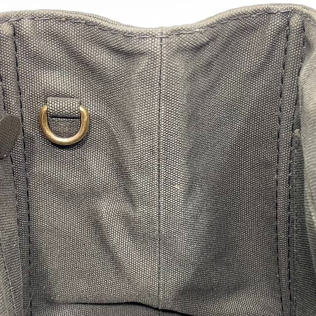 Prada 2 Way Bag Canapa Tote F22949 Khaki