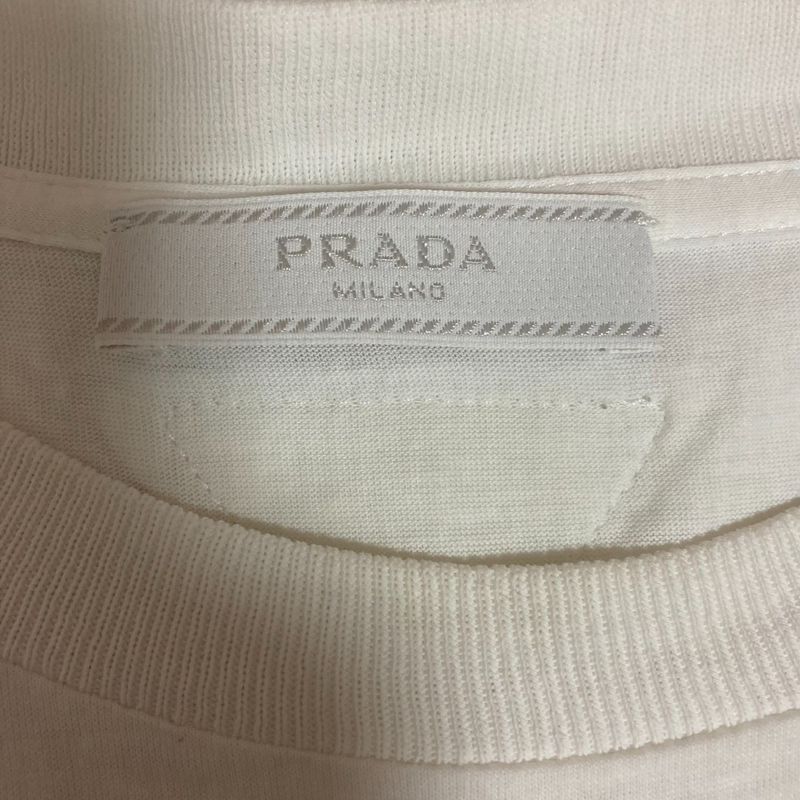 Good Prada Short Sleeve T-Shirt Cut and Sewn Size М White Men's Used